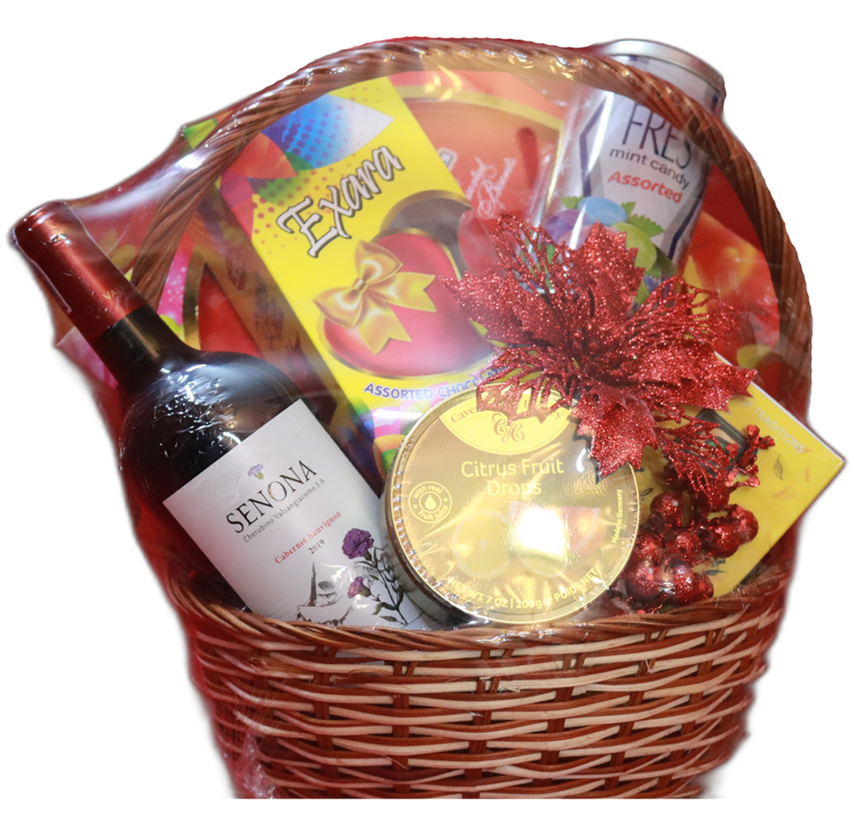 giỏ quà tết vang senona 2025 giỏ quà tết vang senona 2025