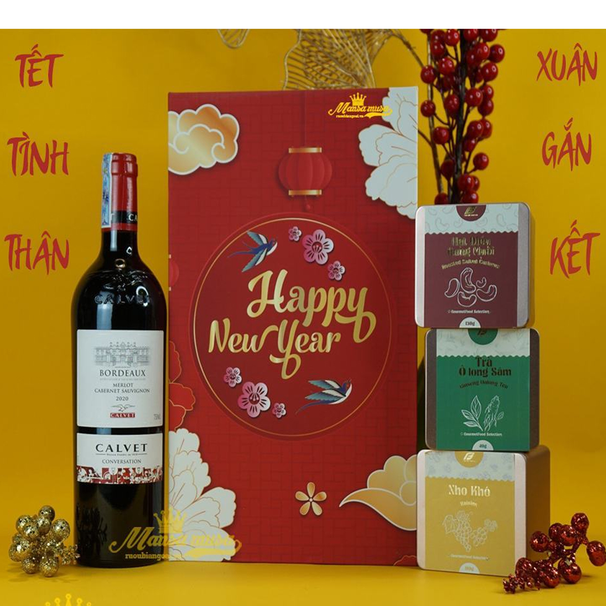 hộp quà tết calvet conversation merlot cabernet- aop bordeaux