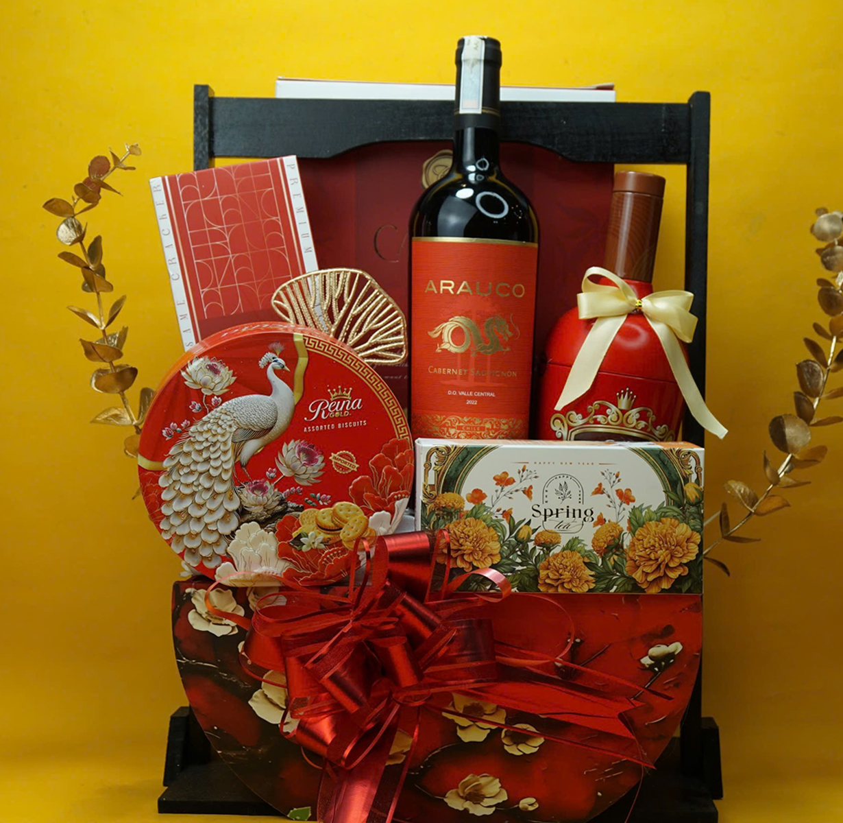 giỏ quà tết arauco cabernet sauvignon dragon g105