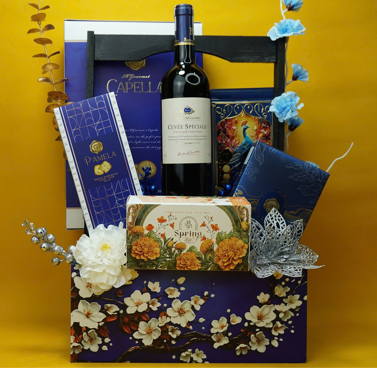 giỏ quà tết barton & guestier cuvee speciale g134