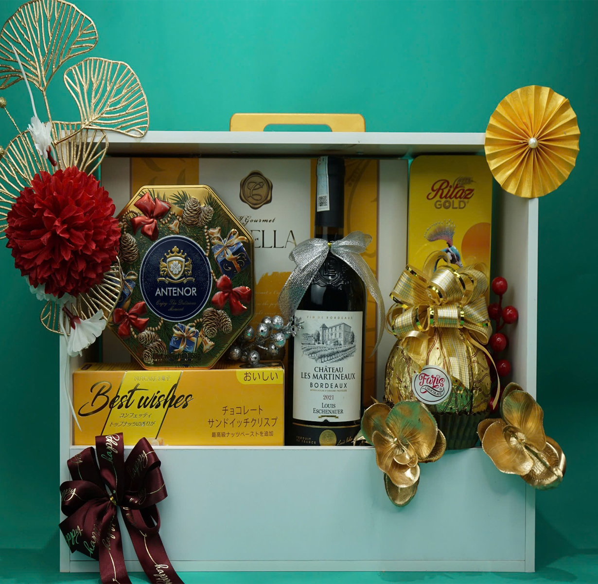giỏ quà tết chateau les martineaux bordeaux g60