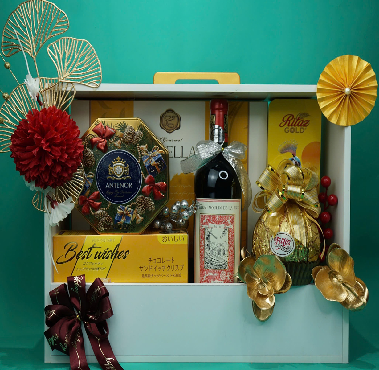 giỏ quà tết chateau moulin de la faye g50 giỏ quà tết chateau moulin de la faye g50