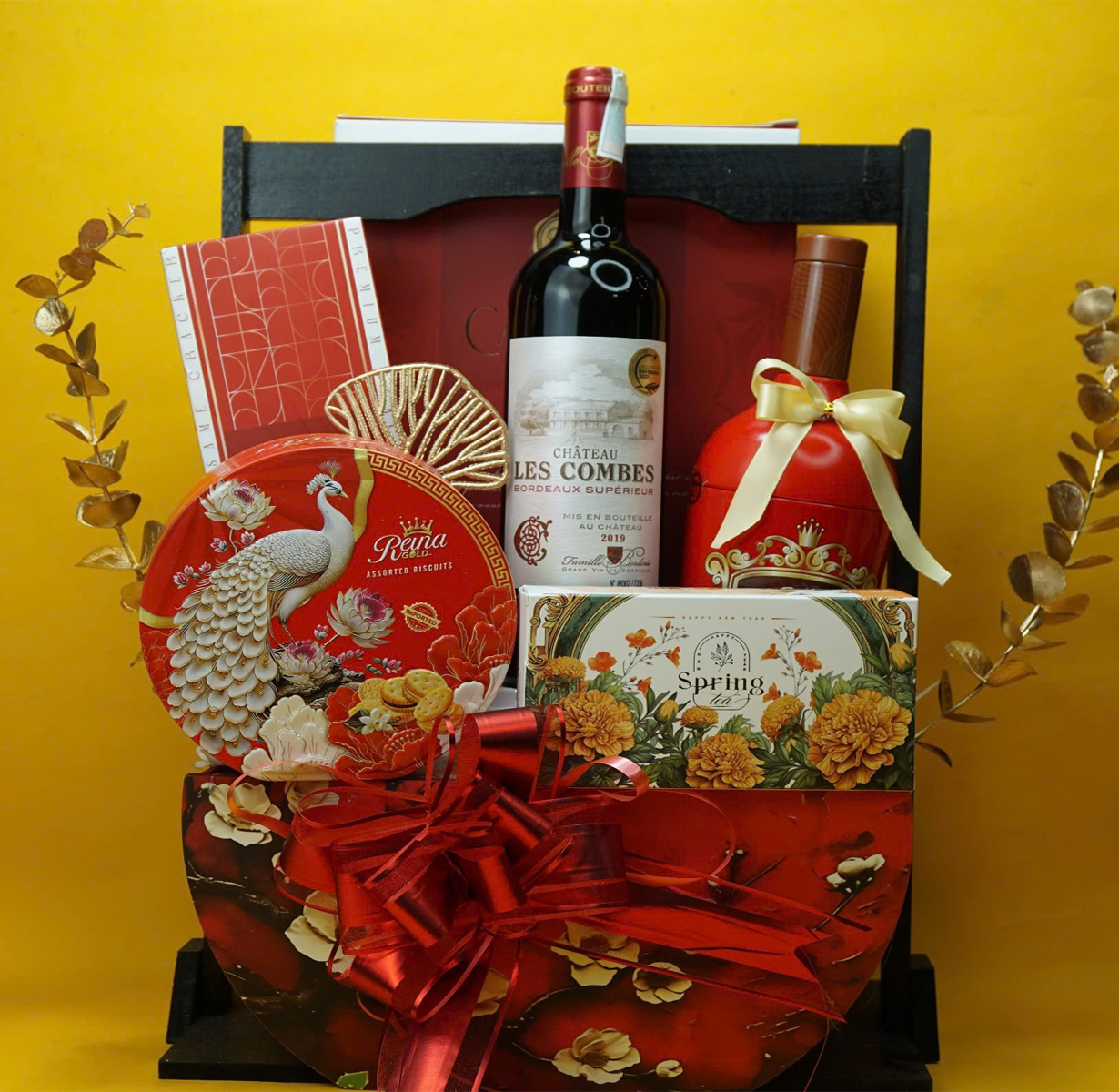 giỏ quà tết chauteau les combes g107 giỏ quà tết chauteau les combes g107