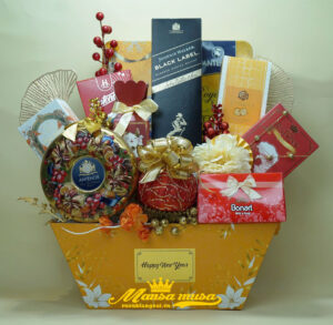 giỏ quà tết johnnie walker black lable 12y g93