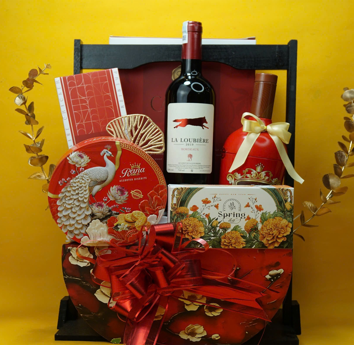 giỏ quà tết le loup de la loubière bordeaux g113 giỏ quà tết le loup de la loubière bordeaux g113