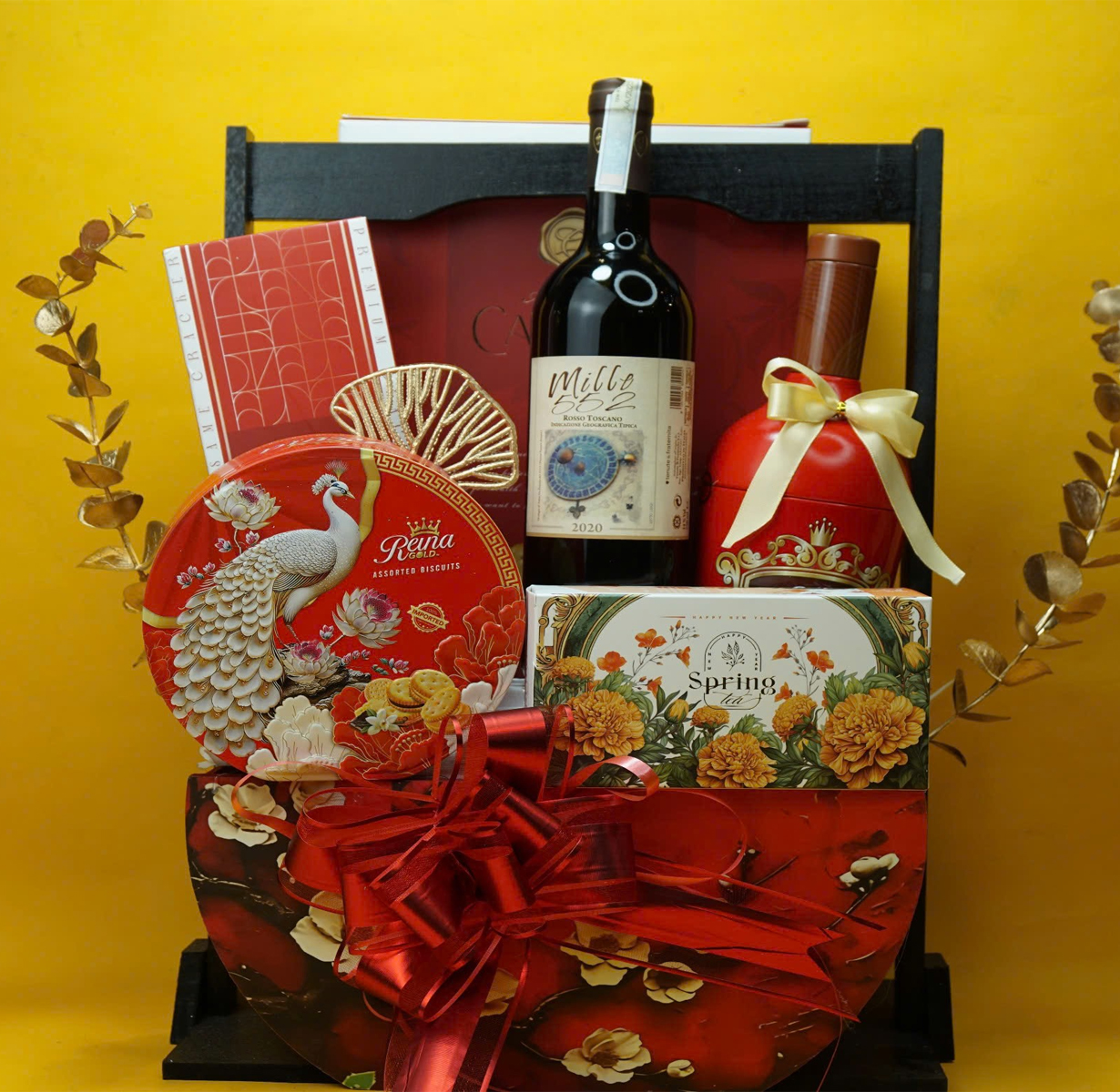 giỏ quà tết mille 552 rosso toscano g116 giỏ quà tết mille 552 rosso toscano g116
