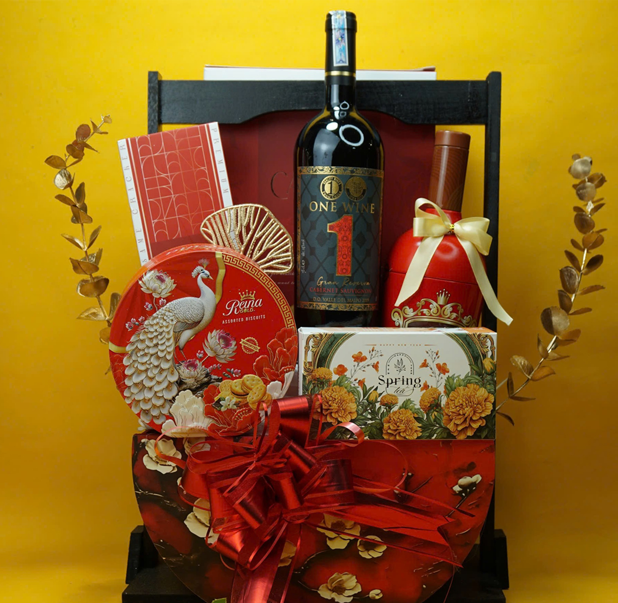 giỏ quà tết one wine cabernet sauvignon g91 giỏ quà tết one wine cabernet sauvignon g91