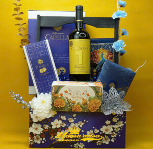 giỏ quà tết one wine reserve chardonnay g148