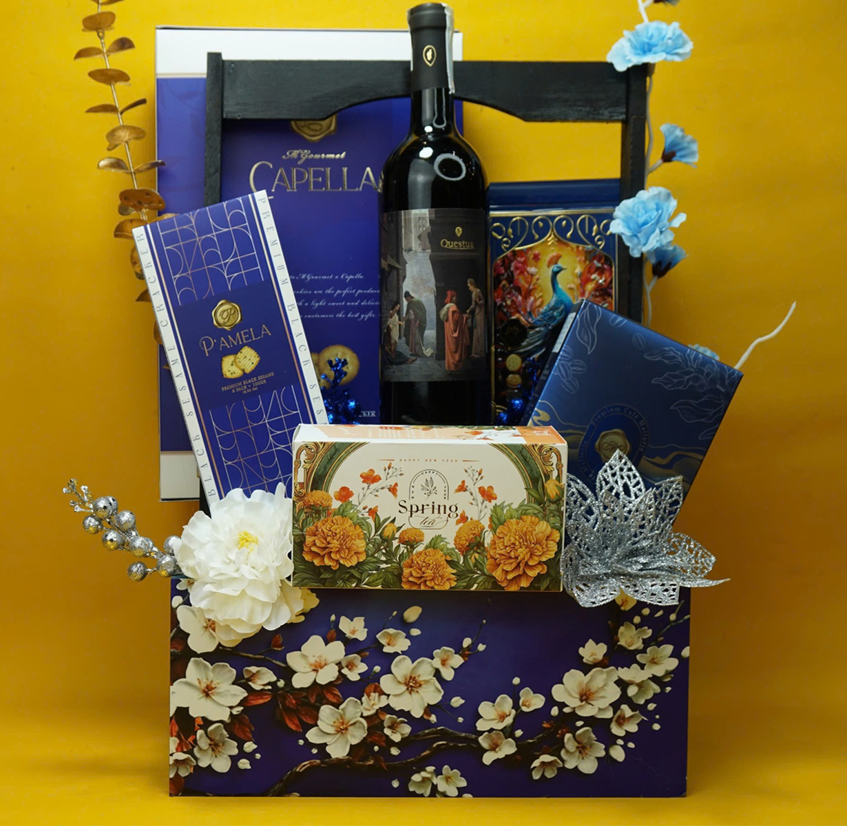 giỏ quà tết questua g131 giỏ quà tết questua g131