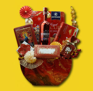 giỏ quà tết red vodka denikoff pháp g39