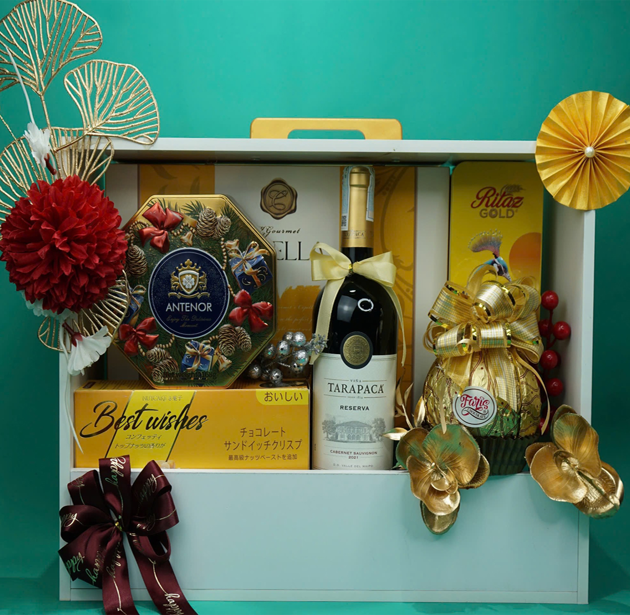 giỏ quà tết tarapaca reserva merlot g56