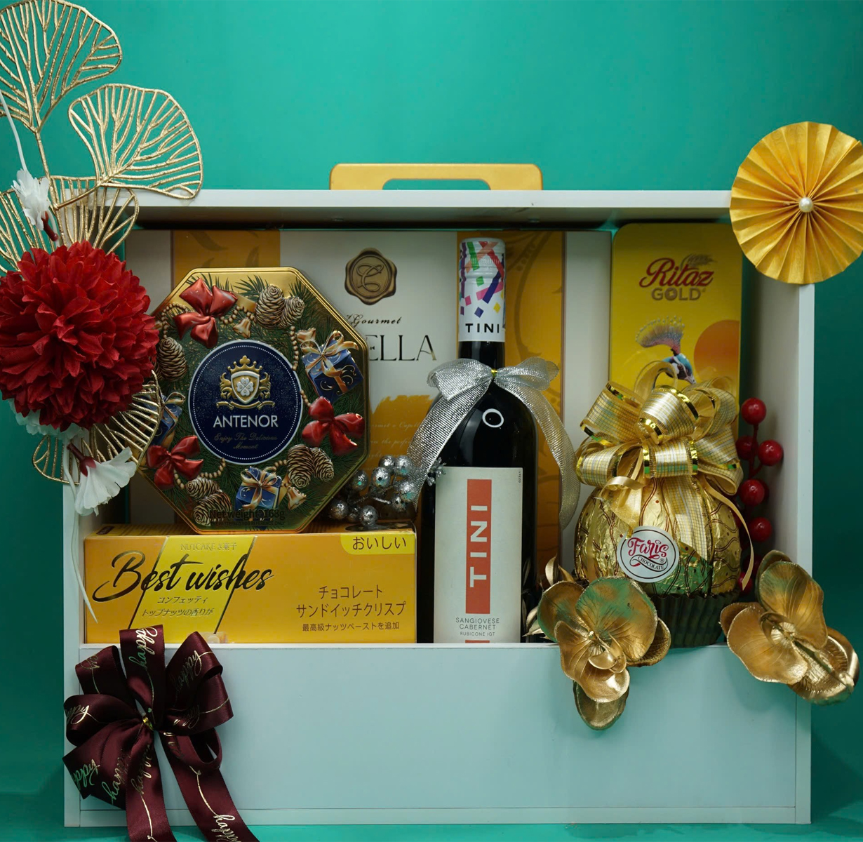 giỏ quà tết tini sangiovese cabernet g66 giỏ quà tết tini sangiovese cabernet g66