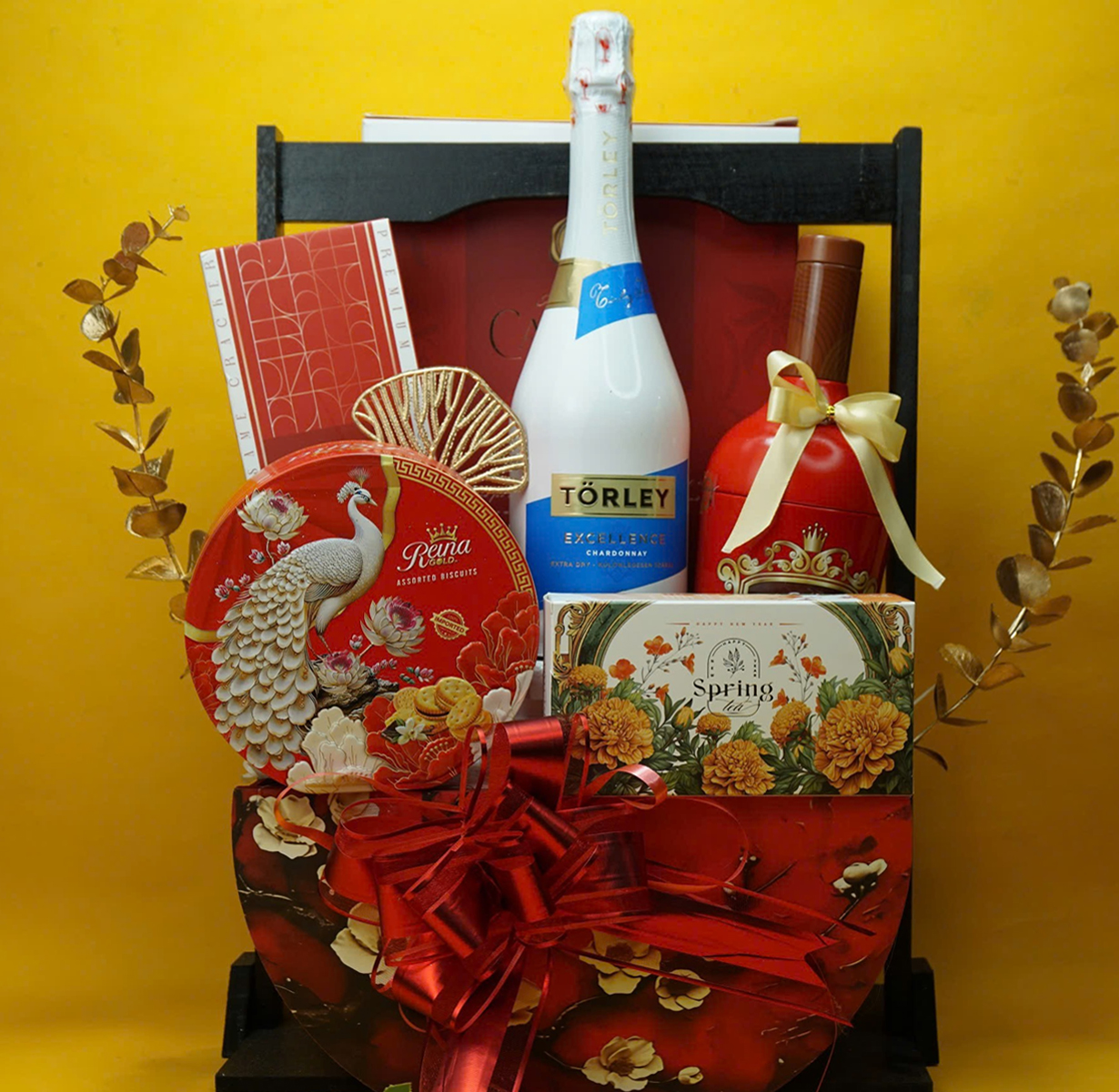 giỏ quà tết torley excellence chardonnay extra sec g88 giỏ quà tết torley excellence chardonnay extra sec g88