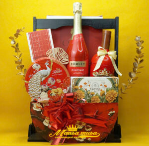 giỏ quà tết torley sweet red sparkling wine g85