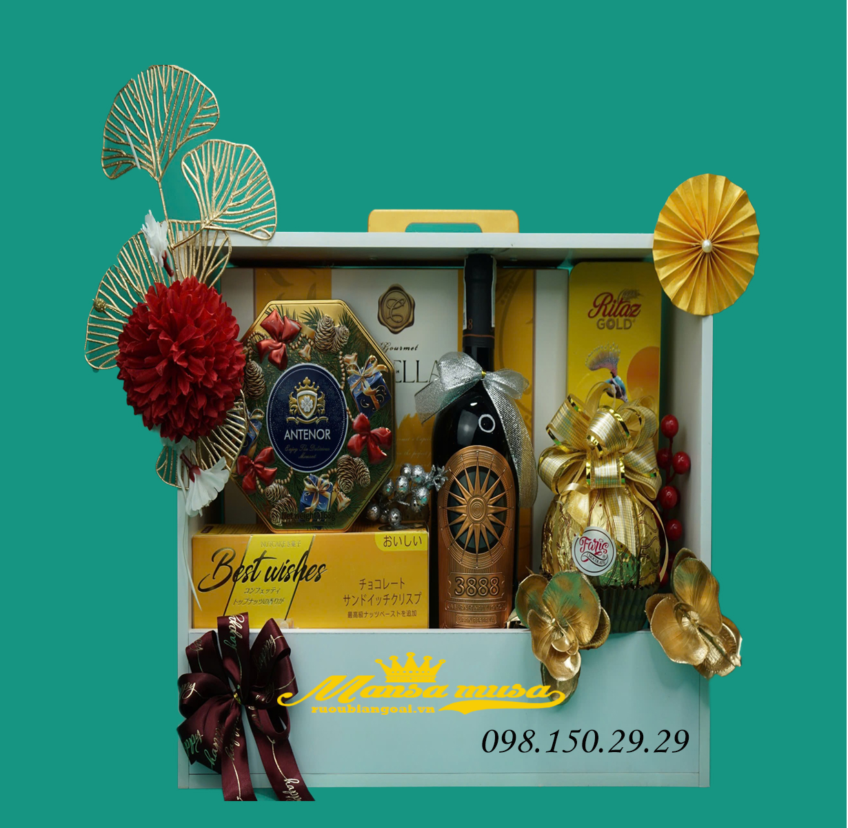 giỏ quà tết vang 3888 carbernet sauvignon g70 giỏ quà tết vang 3888 carbernet sauvignon g70