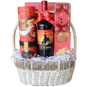 giỏ quà tết rượu vang bravo cabernet sauvignon g9