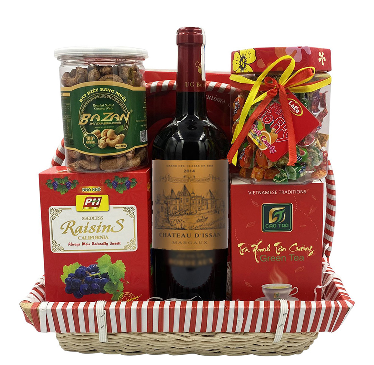 giỏ quà tết rượu vang chateau d’issan grand cru margaux g6