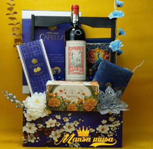 giỏ quà tết vang chateau moulin de la faye g112