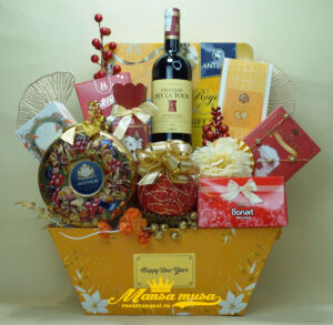 giỏ quà tết rượu vang chateau pey la tour g99