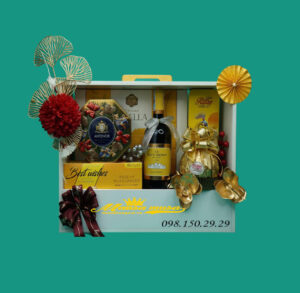 giỏ quà tết vang le haut-médoc de dauzac g75
