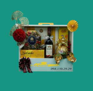 giỏ quà tết vang mapu cabernet sauvignon g66