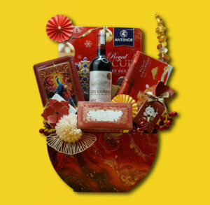 giỏ quà tết vang pháp château les combes g40