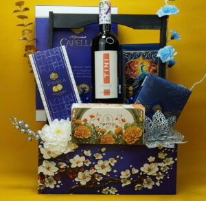 giỏ quà tết vang tini sangiovese cabernet rubicon g128