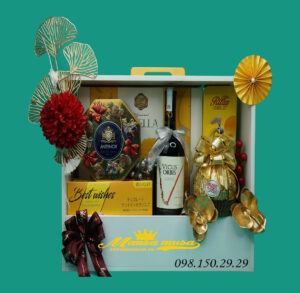 giỏ quà tết vang vicusorbis cabernet sauvignon g76