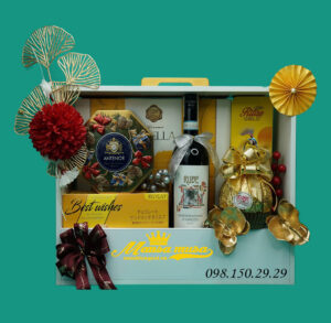 Giỏ quà tết vang ý rube montepulciano d'abruzzo doc 2025 G47