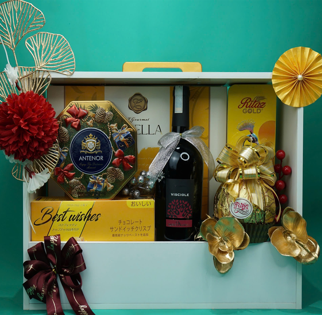 giỏ quà tết visciole velenosi g67 giỏ quà tết visciole velenosi g67