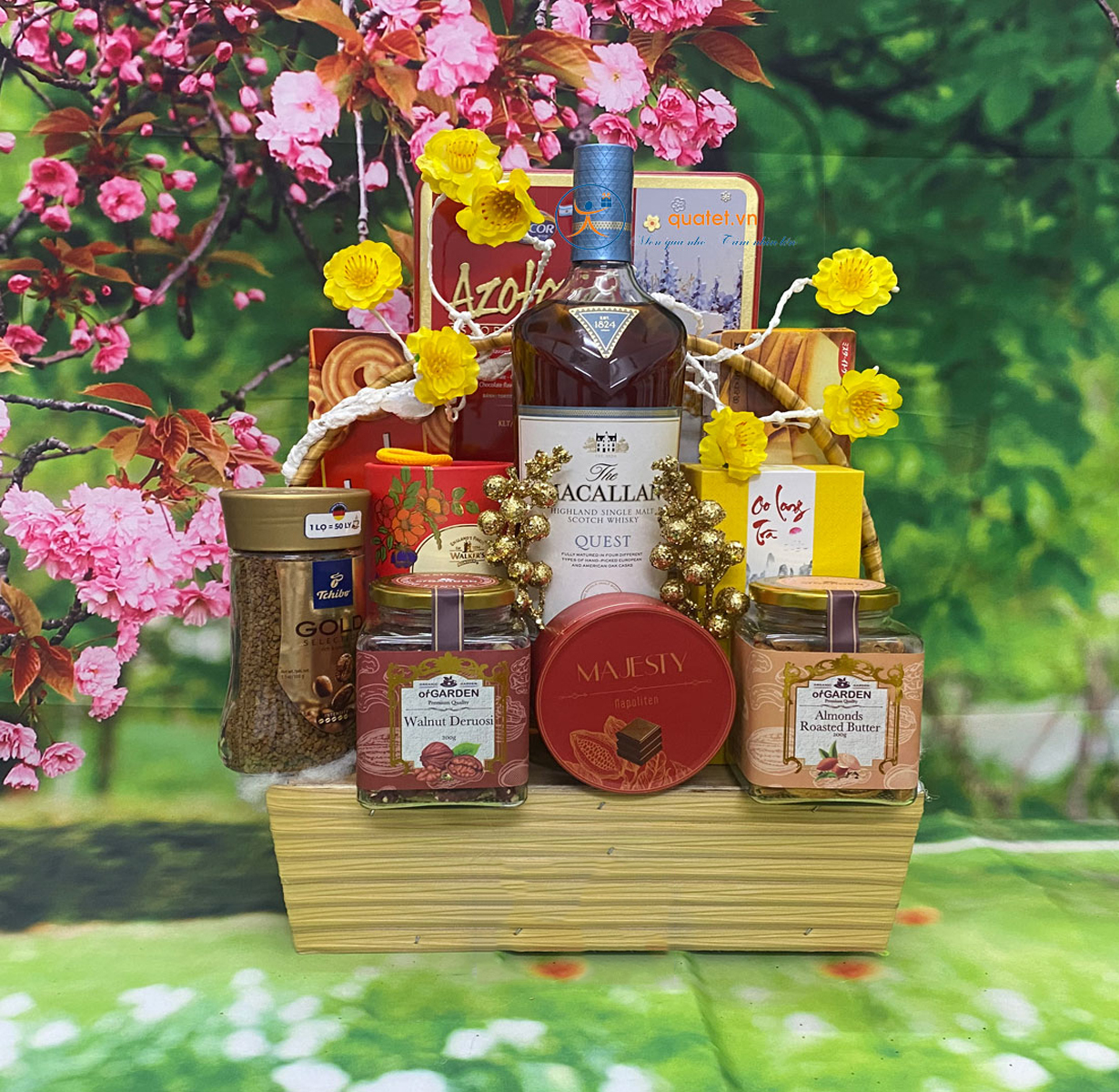 giỏ quà tết the macallan quest g22 giỏ quà tết the macallan quest g22