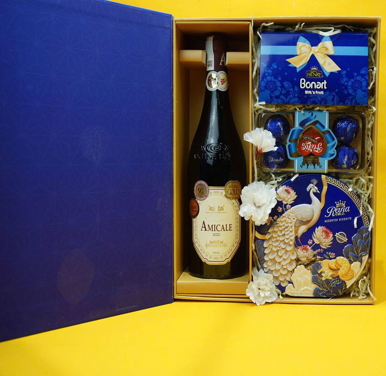 hộp quà tết vang amicone cantine di ora h25