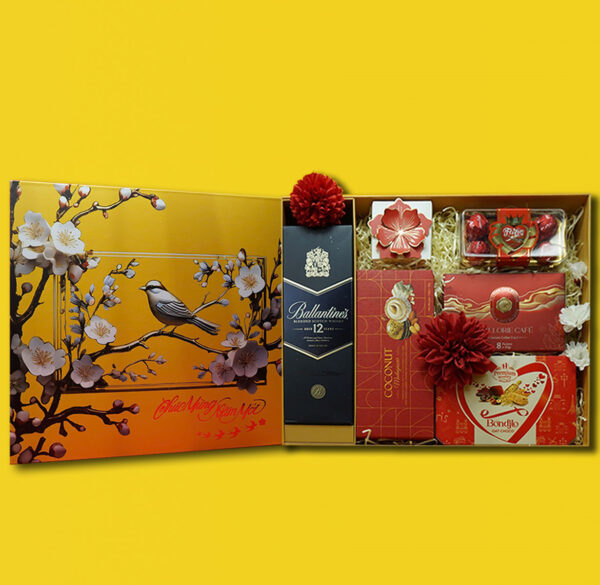 Hộp quà tết rượu vang biếu gia đình và doanh nghiệp