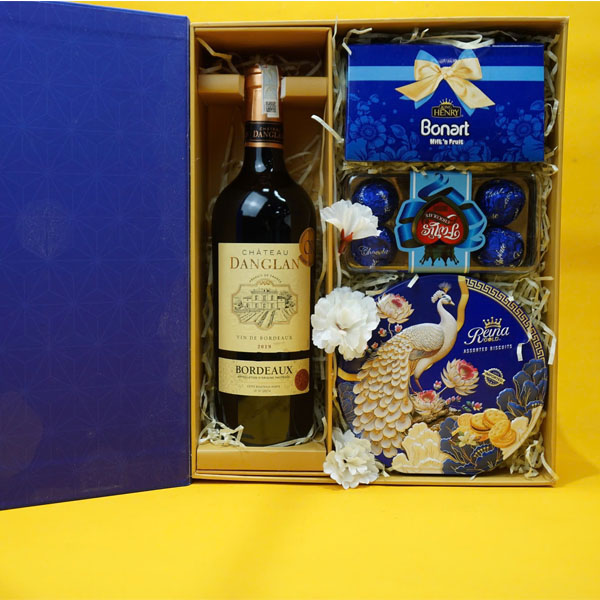 Hộp quà tết vang château danglan H29