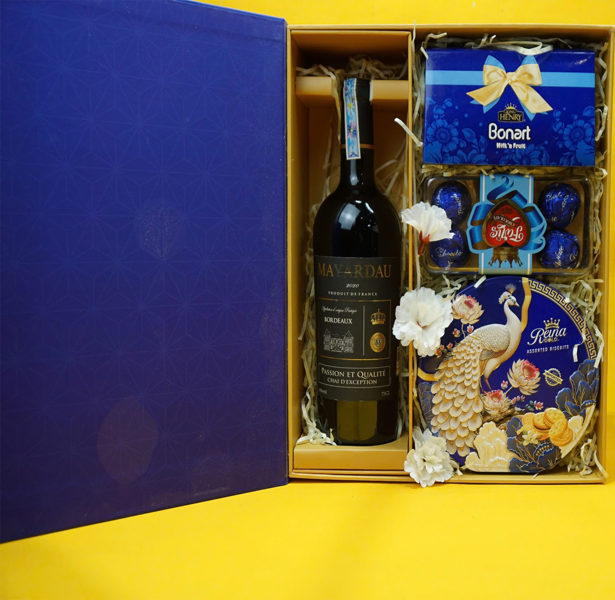 hộp quà tết vang mayardau h31 hộp quà tết vang mayardau h31