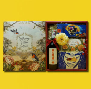 hộp quà tết vang tini sangiovese cabernet rubicone h46