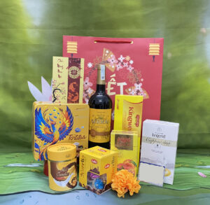 Túi quà tết rượu vang pháp german shiraz 2025 T4