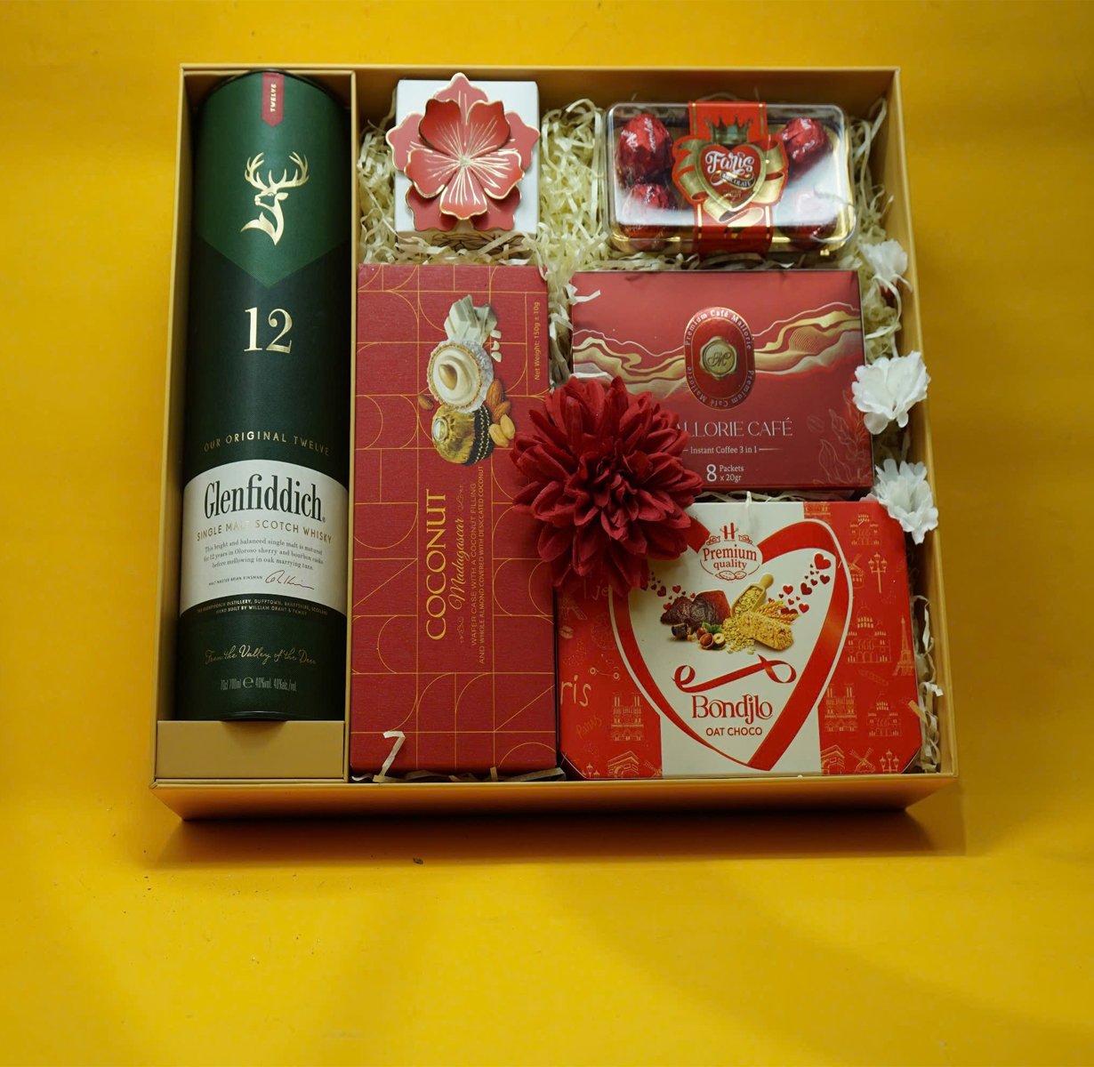túi quà tết whisky glenfiddich 12 năm t13