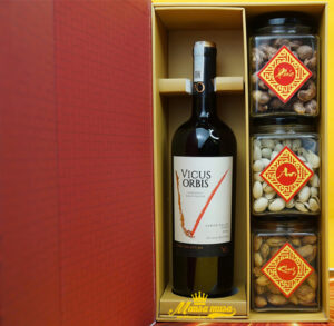 Hộp quà tết vang chile vicus orbis cabernet sauvignon H15