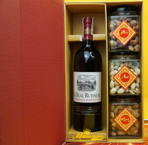 Hộp quà tết vang pháp le beau ruisseau bordeaux supérieur H21