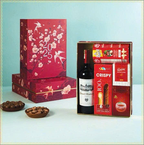 bí quyết chọn hộp quà rượu vang tết 2026 ấn tượng