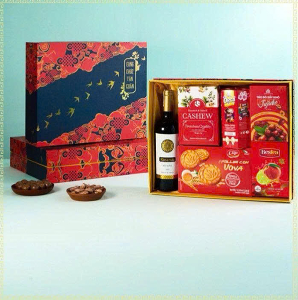 hộp quà rượu vang tết 2026: nâng tầm giá trị quà biếu